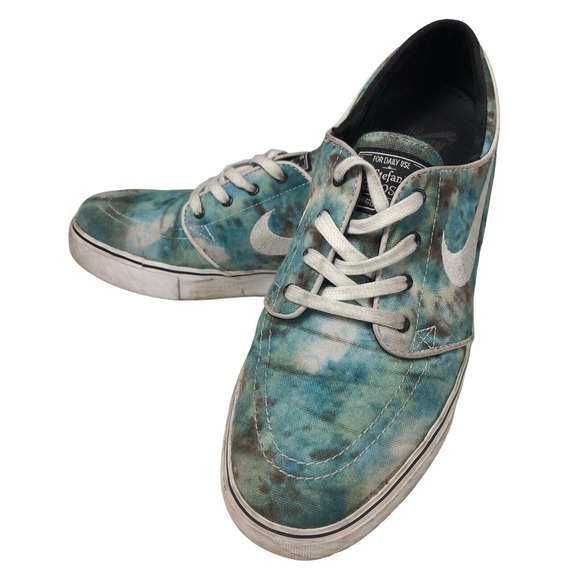 Nike Zoom Stefan Janoski Premium Low QS Tie Dye Skate Sneakers size 7.5‎ Men’s - Picture 1 of 9